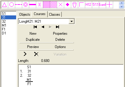 Составление дистанций